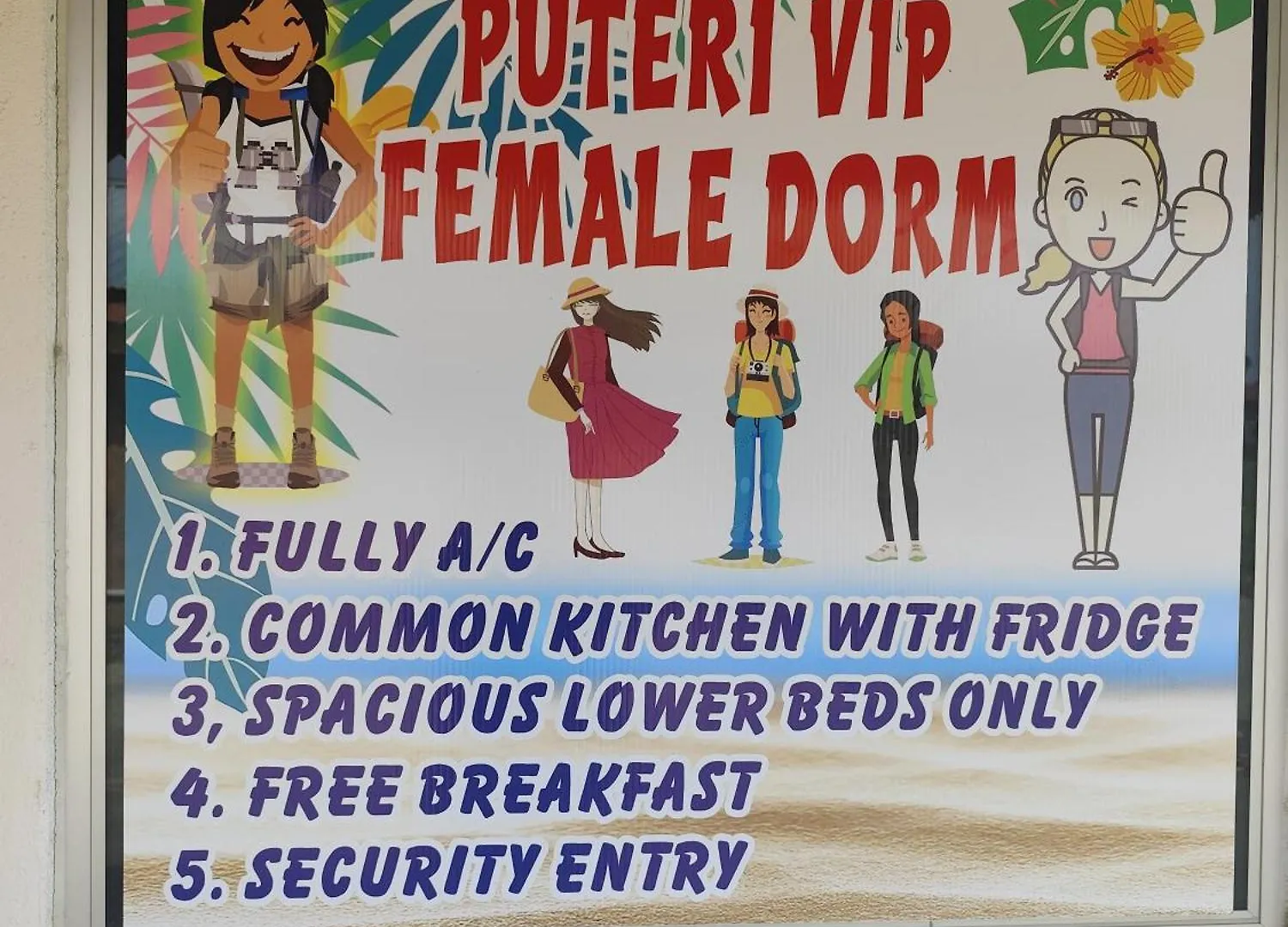 Puteri Vip Female Dorm Hostel Padang Mat Sirat